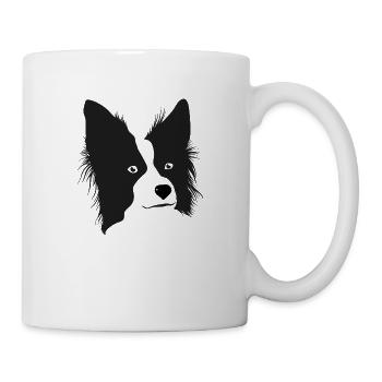 Boarder Collie - Tasse - Weiß - Rechts