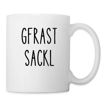 Gfrastsackl - Wienerisch / Tasche, Shirt, Pullover - Tasse - Weiß - Rechts