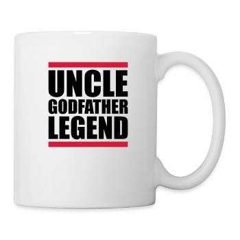 Uncle Godfather Legend Zitat - Tasse - Weiß - Rechts