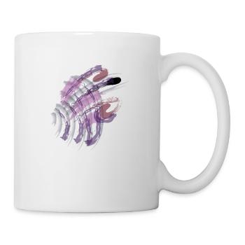 abstract art - Tasse - Weiß - Rechts
