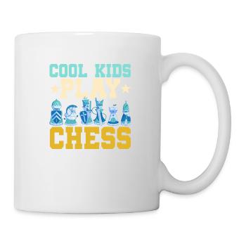 Cool Kids Play Chess Chess Player Chess Board - Mug blanc - blanc - Droite