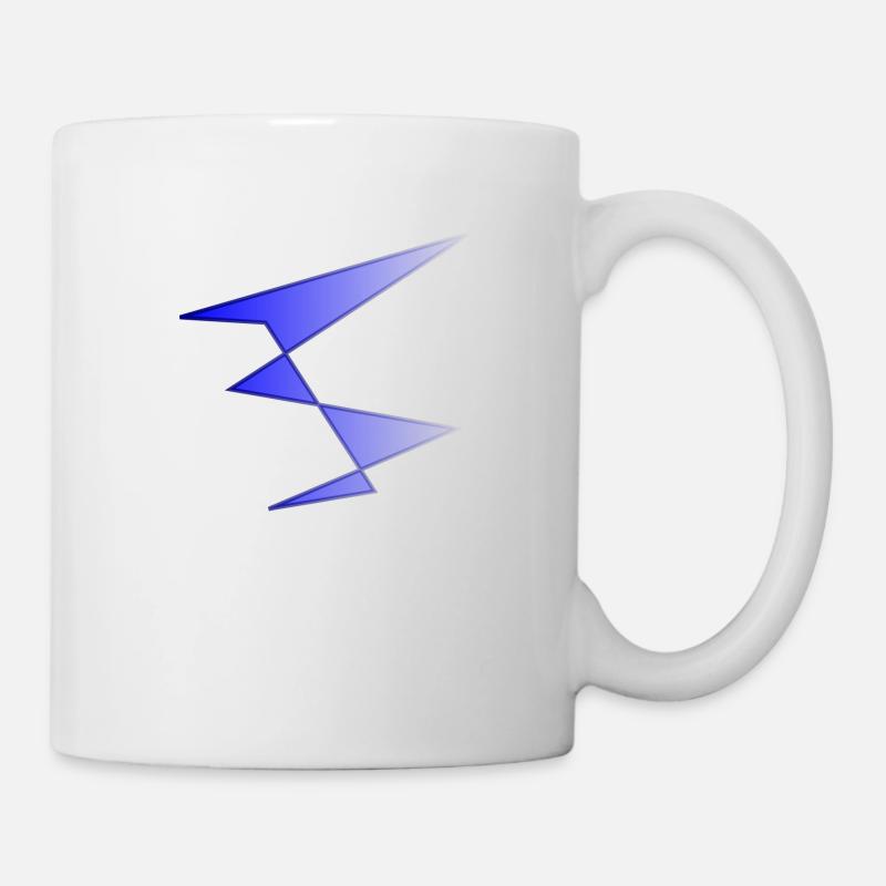 Art bleu - Mug blanc - blanc