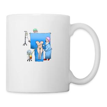 Plastic surgery - Tasse - Weiß - Rechts