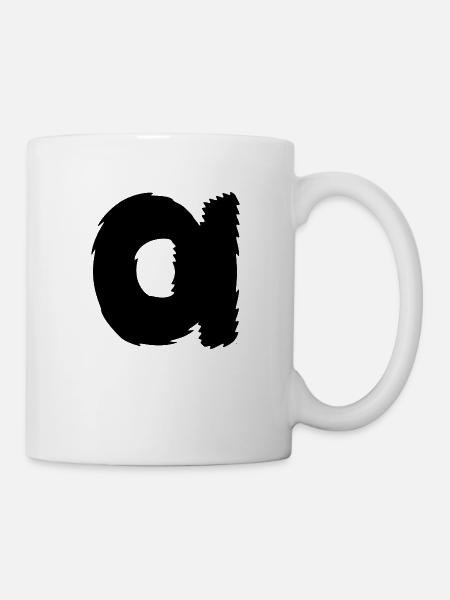 Alpha | Symbol | griechisches Alphabet - Tasse - Weiß