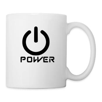 Macht - Tasse - Weiß - Rechts