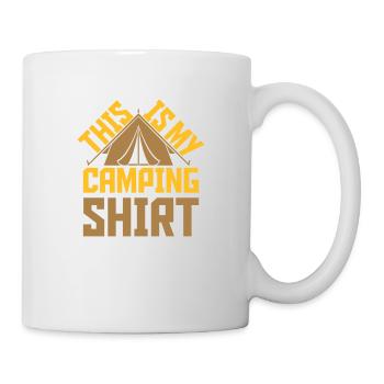 C’est mon camping - Mug blanc - blanc - Droite