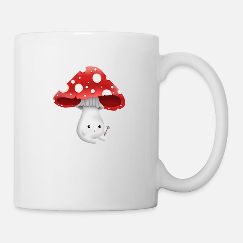 Cute mushroom T#02 - Tasse - Weiß