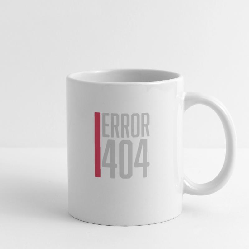 Fehler Code Error 404 Tasse