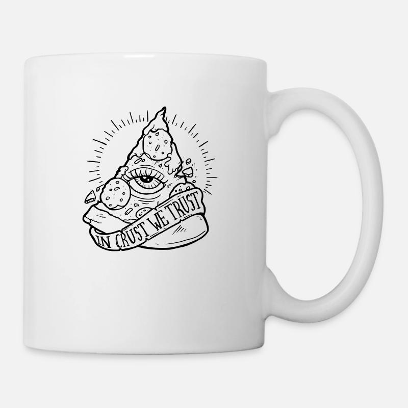 PIZZA LIEBE - Tasse - Weiß