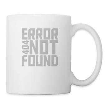 Error 404 not found - Mug - white - Right