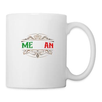 Meine Frau ist Mexikanerin Nichts erschreckt mich Flagge für Männer - Tasse - Weiß - Rechts