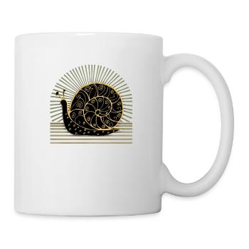 Escargot - Mug blanc - blanc - Droite