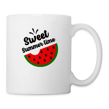 Sweet Summer Time Design - Tasse - Weiß - Rechts