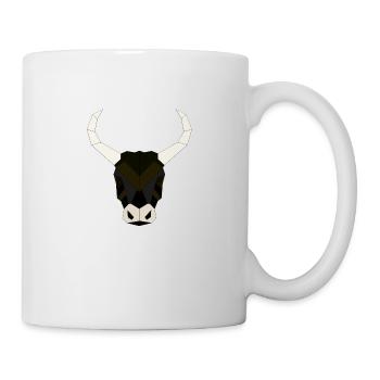 Taureau géométrique - Mug blanc - blanc - Droite
