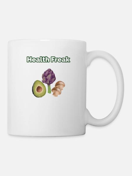 Gesundheitsapostel. Gesunder Feinschmecker - Tasse - Weiß
