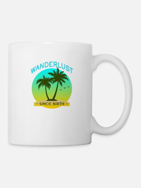 I Wander to Paradise Since Birth - Mug - white