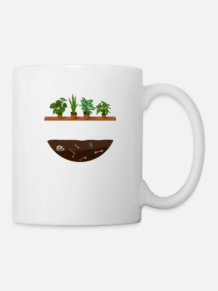 Gärtnerin Pflanzen - Tasse - Weiß