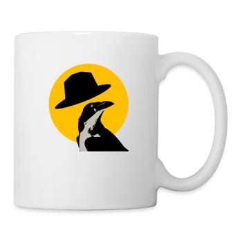 Hut & Krähe - Tasse - Weiß - Rechts