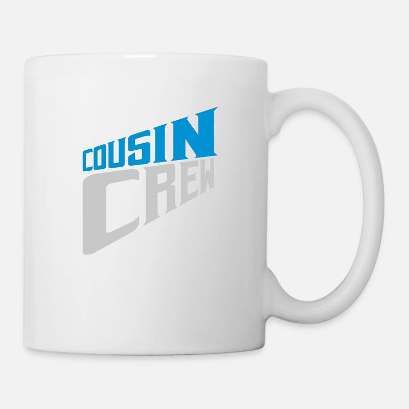 Logo de l’équipe Cousin Crew - Mug blanc - blanc