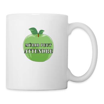 Mûrir peut attendre - Mug blanc - blanc - Droite