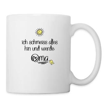 lustige Sprüche für die Oma - Tasse - Weiß - Rechts