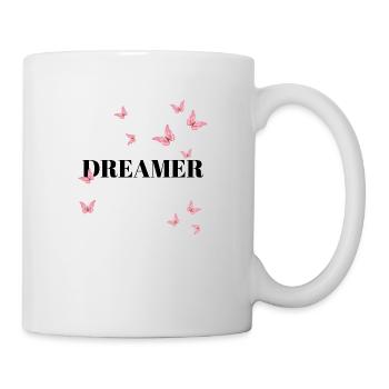 DREAMER - pink version - Tasse - Weiß - Rechts