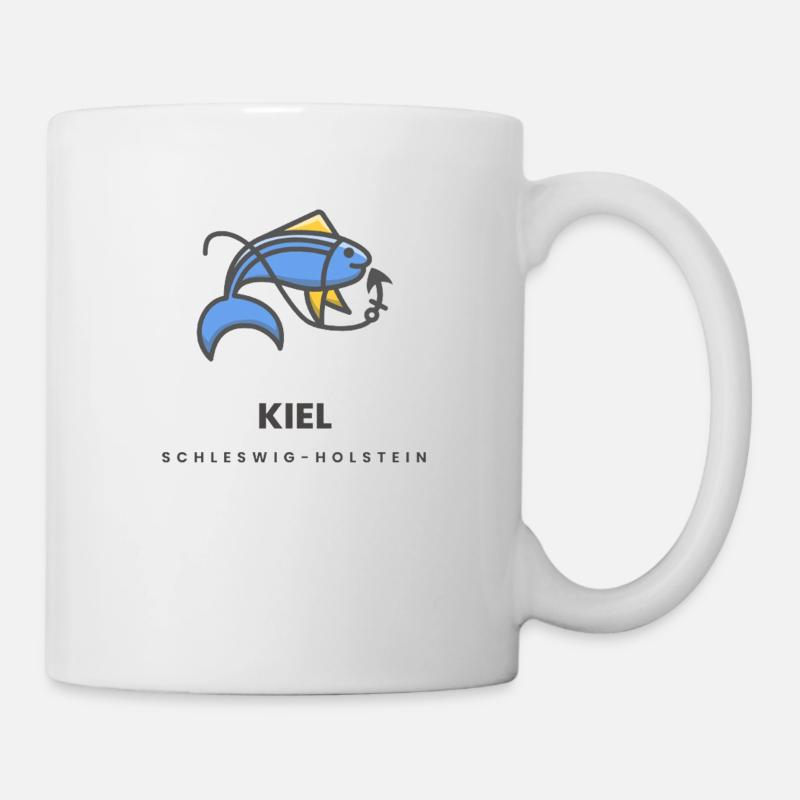 Kiel Schleswig Holstein - Mug - white