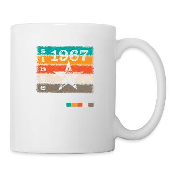 Jahrgang 1967 Retro - Tasse - Weiß - Rechts