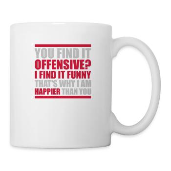 You find it offensive - Mug - white - Right