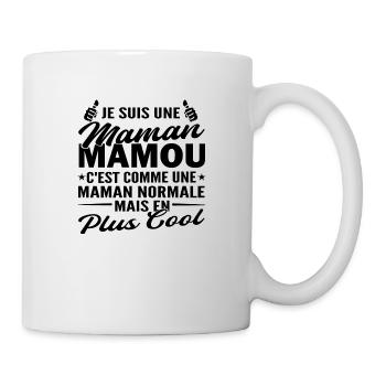 je suis une maman mamou / humour maman - Mug blanc - blanc - Droite