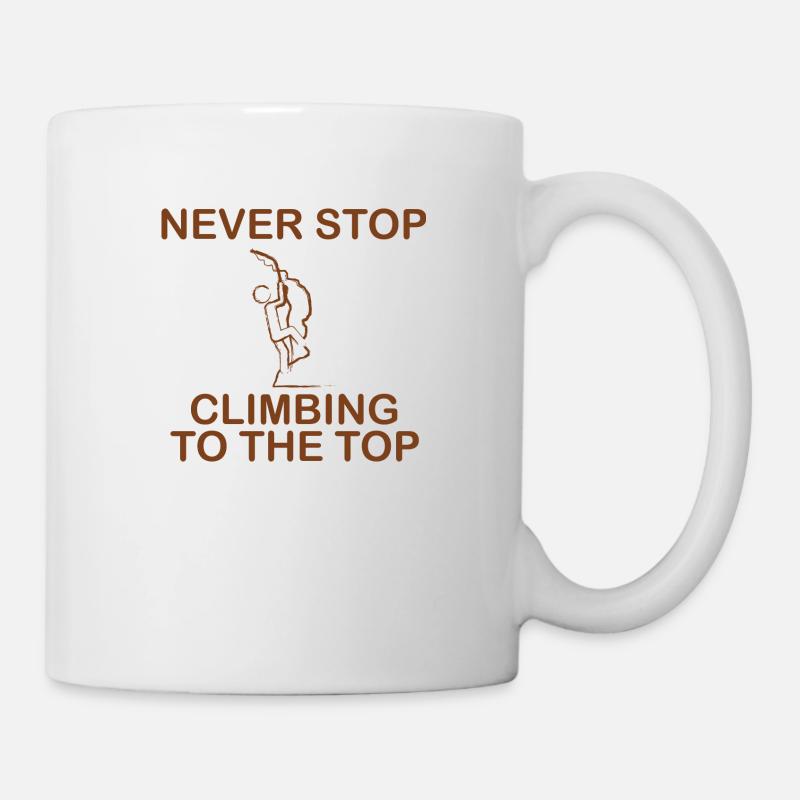 escalade - Mug blanc - blanc