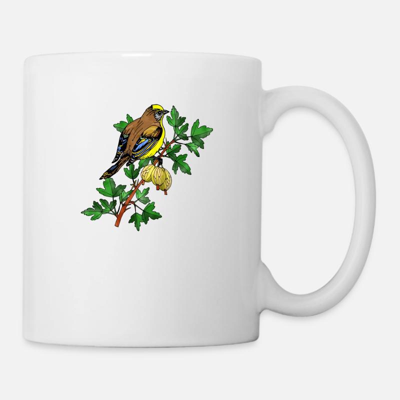 Oiseau coloré - Mug blanc - blanc