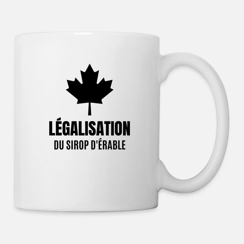 légalisation du sirop d'érable - Mug blanc - blanc