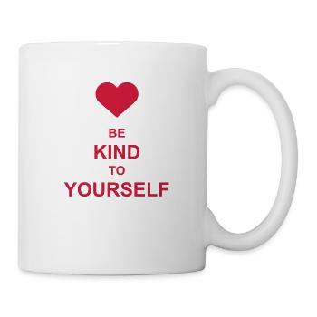 be kind to yourself - Mug - white - Right