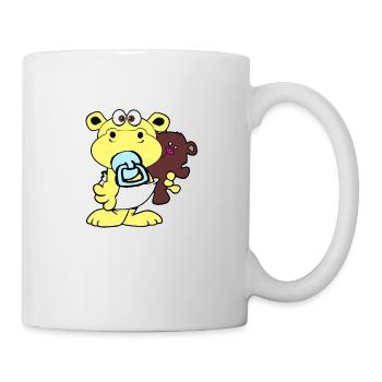 hippo nilperd girls kids kids baby birth animal - Mug - white - Right
