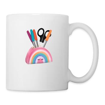 Rainbow Pencil Box - Mug - white - Right