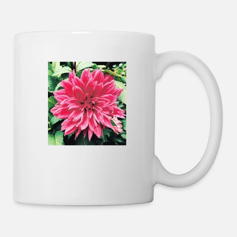 Die Schönheit einer Blume - Tasse - Weiß
