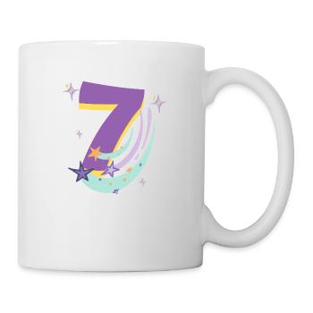 7th Birthday (7-year gift) - Mug - white - Right