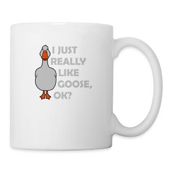 vraiment comme l’oie ok - Mug blanc - blanc - Droite