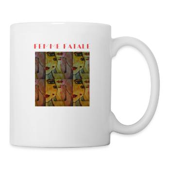 Femme fatale warm colours - Mug blanc - blanc - Droite