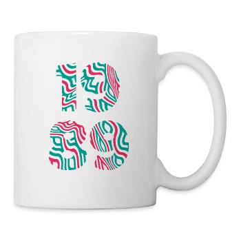 1989 - Minimalist design for the birthday - Mug - white - Right