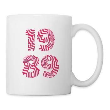 1989 - Minimalist design for the birthday - Mug - white - Right