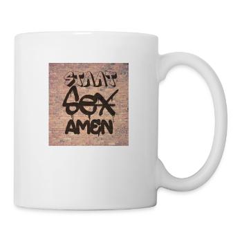 StaatSexAmen Graffiti Jurastudium - Tasse - Weiß - Rechts