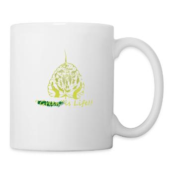 The leaf is life - Mug - white - Right