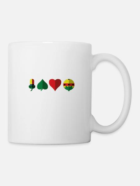 Ich habe schon Schafkopf gespielt - Tasse - Weiß