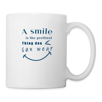 Un sourire - Mug blanc - blanc - Droite