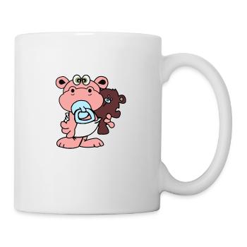 hippo nilperd lalli kids mädchen kids kinder baby - Tasse - Weiß - Rechts