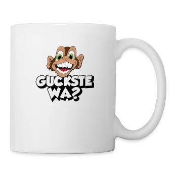 guckste wa? - Tasse - Weiß - Rechts