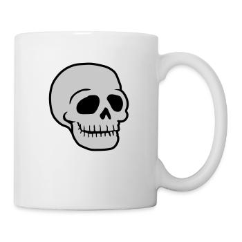 Friendly Comic Skull Skull - Mug - white - Right