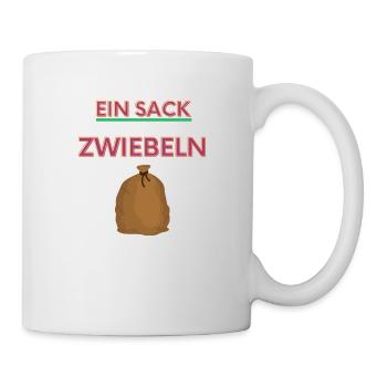 Ein Sack Zwiebeln - Tasse - Weiß - Rechts